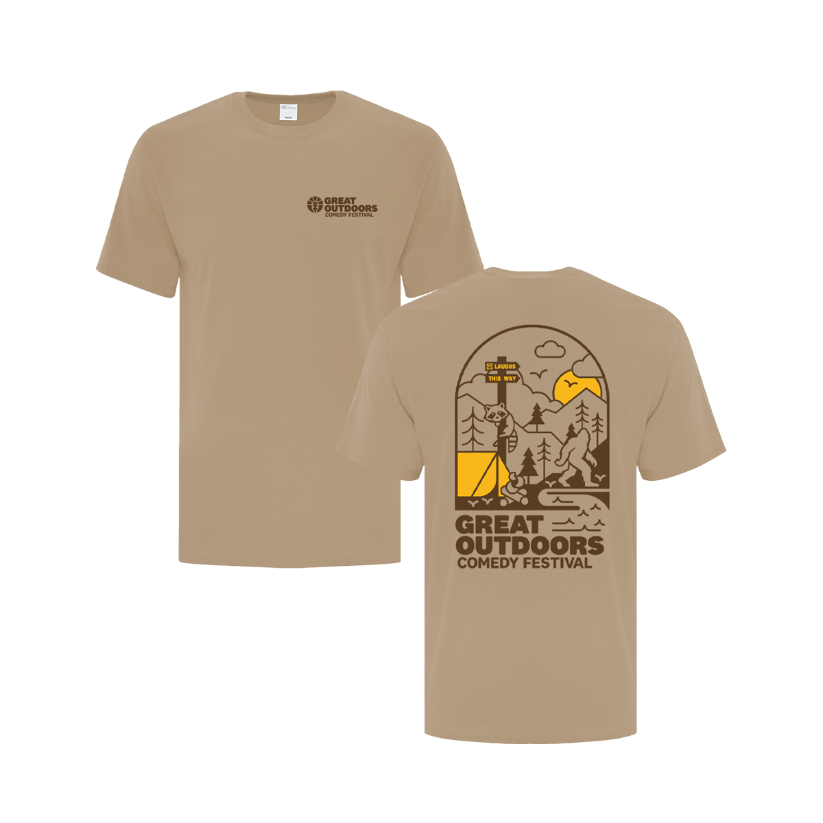 Scene SS Tee - Dark Sand